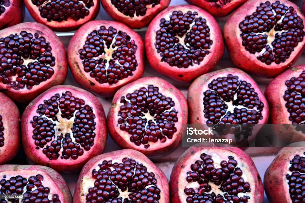 Pomegranates Pomegranate Stock Photo