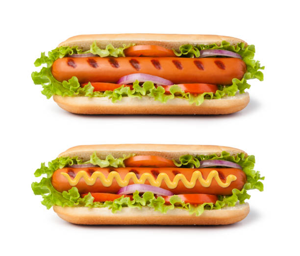 istock Hot dog with mustard 903380112