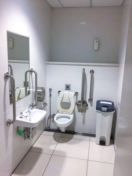istock Accessible toilet at subway station 903382646