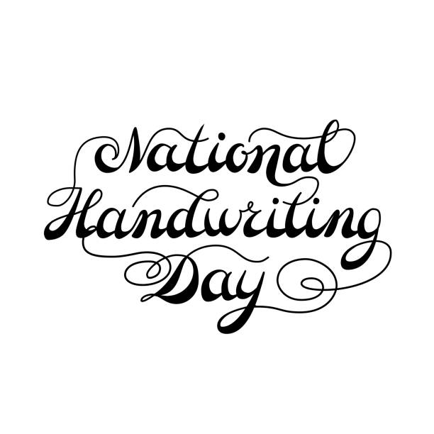 istock lettering card national day of handwriting 903386430