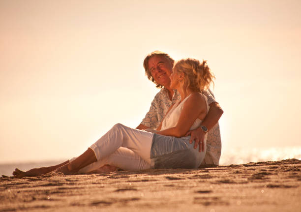 istock Happy couple on beach 34 903401820
