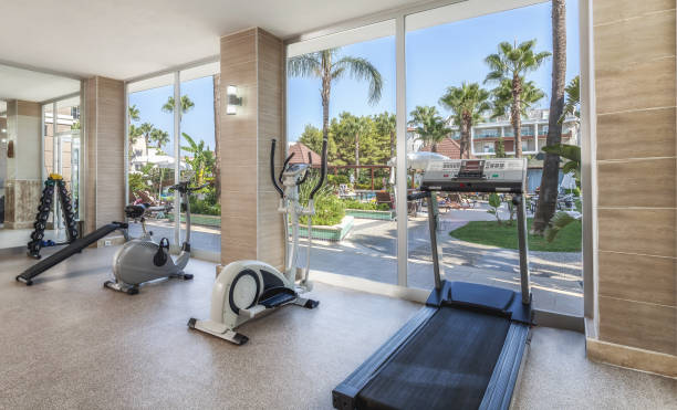 istock Small Gym center in resort hotel 903405254