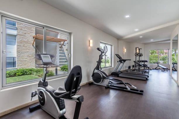 istock Small Gym center in resort hotel 903405808