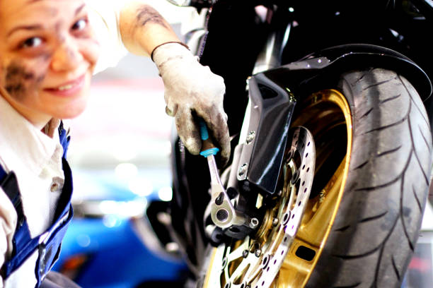 istock Bike repair 903409528