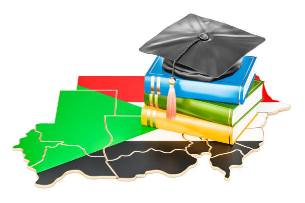 istock Education in Sudan concept, 3D rendering isolated on white background 903409790