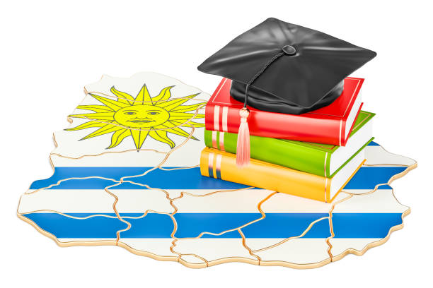 istock Education in Uruguay concept, 3D rendering isolated on white background 903410050