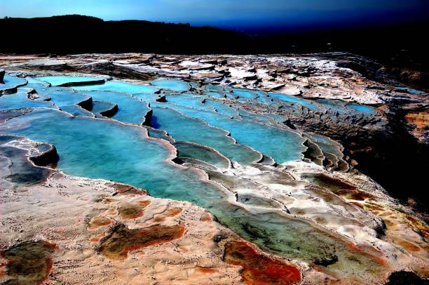 istock Geothermal springs in Pammukale, Turkey 903420644