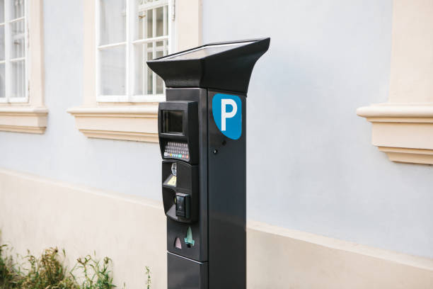 istock A modern terminal with a solar battery to pay for car parking. Modern technology in everyday life. 903423720