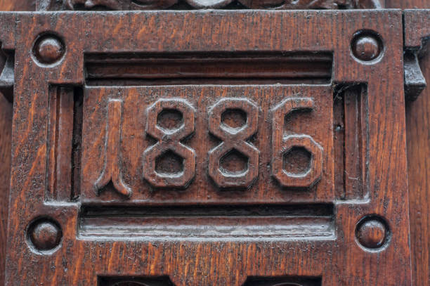 date on wooden medieval building