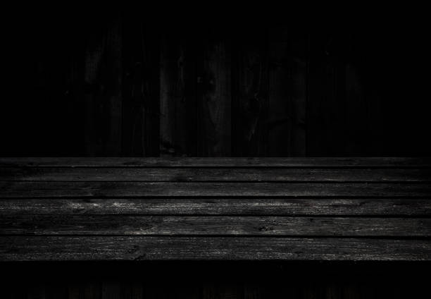 istock Dark wooden table for product 903438724