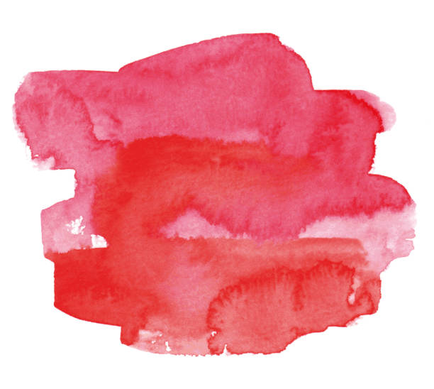 Pink watercolor background vector art illustration