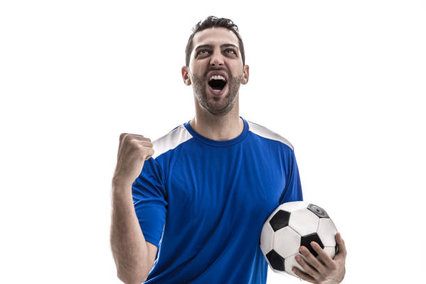 istock Soccer fan celebrating 903442478