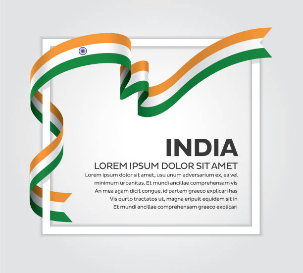 India flag background India, flag, country, vector, icon official visit stock illustrations