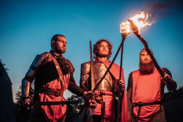 Flaming Torch In