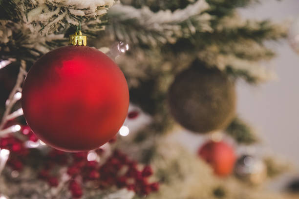 istock Christmas ornaments on the Christmas tree 903460182