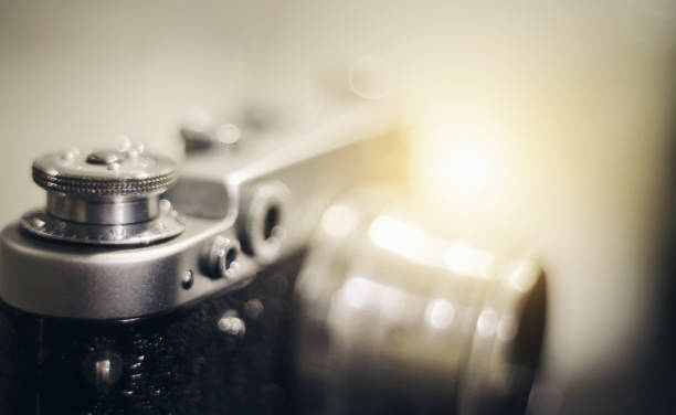 istock Old vintage analog film camera 903483490