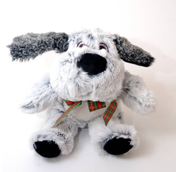 istock gray dog doll isolated on white background 903486612