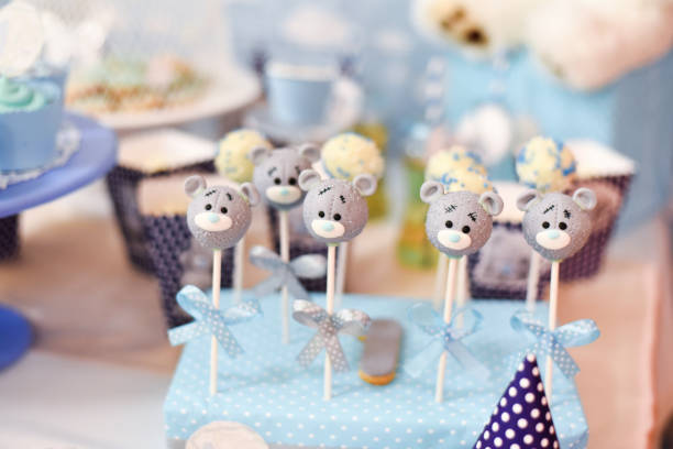istock Sweet table for child birthdays. 903486696