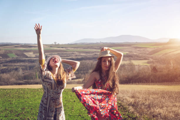 istock two happy women on the meadow 903486744