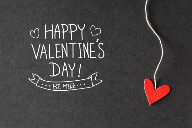 istock Valentines Day message with paper hearts 903488064