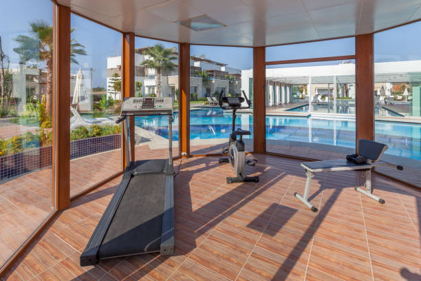 istock Small Gym center in resort hotel 903490844
