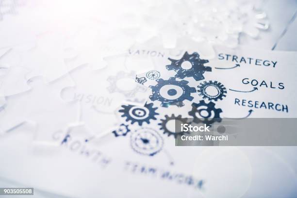 Business Strategy Stock Photo - Download Image Now - Strategy, Planning, Plan - Document