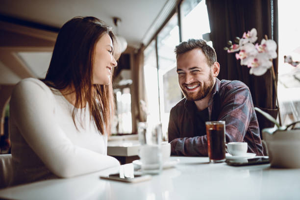 istock Cute Couple Having Great Time Socializing  in The Morning 903510490