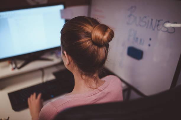istock Close-up of a woman working from home and using computer 903516148