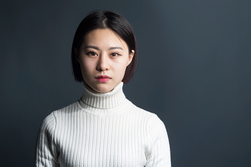young asian female,portrait.