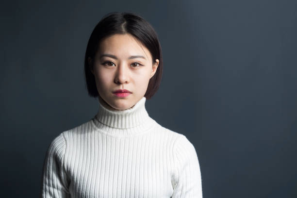 young asian female,portrait stock photo