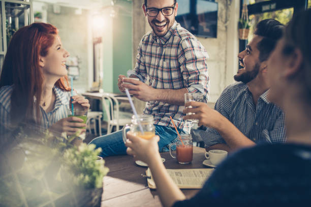 istock Having fun with friends in a cafe! 903548422