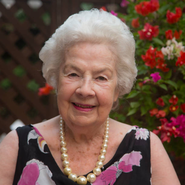 istock 94 year old elegant, smiling,  white haired woman 903553396