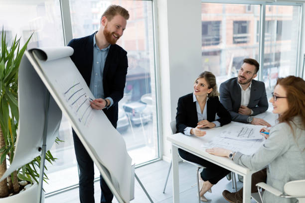istock Group of architects working on business meeting 903572902