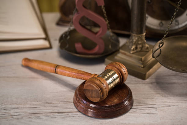 istock Law symbols. Court theme 903575426