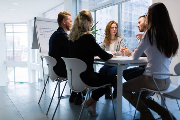 istock Group of architects working on business meeting 903575428