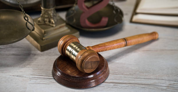 istock Law symbols. Court theme 903575448