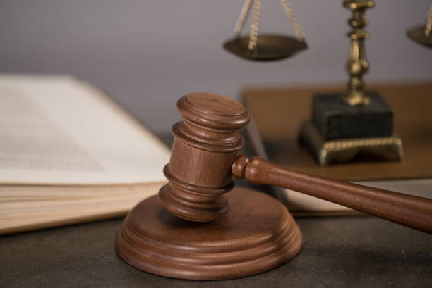 istock Law symbols. Court theme 903575830