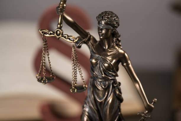 istock Law symbols. Court theme 903576020