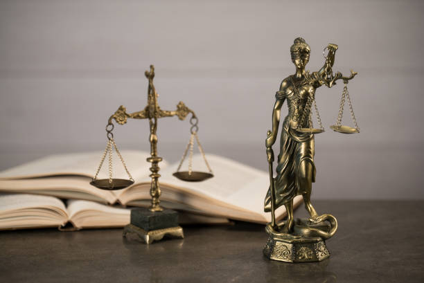 istock Law symbols. Court theme 903576286