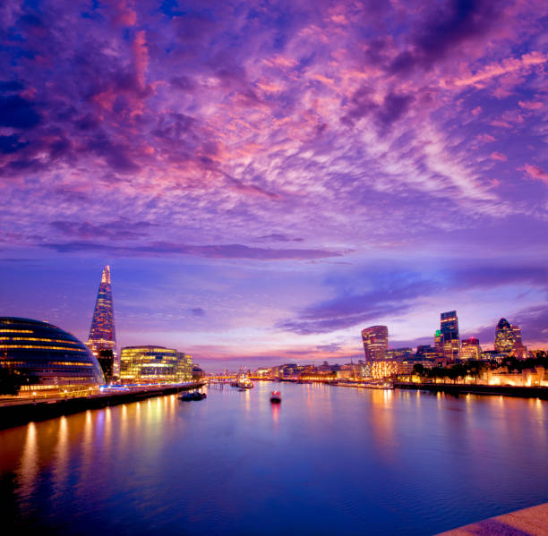istock London skyline sunset City Hall and financial 903577530