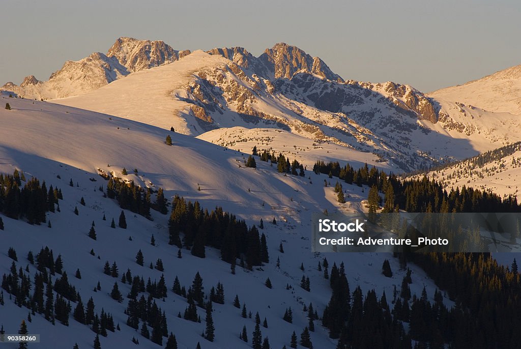 Mountain Alpenglühen malerischen - Lizenzfrei Alpenglühen Stock-Foto