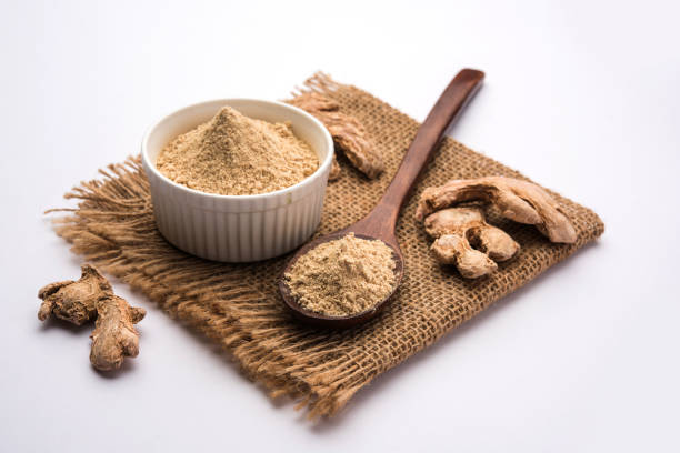 istock Ginger powder with dried Ginger also known as Sunth or Sonth in India 903584330