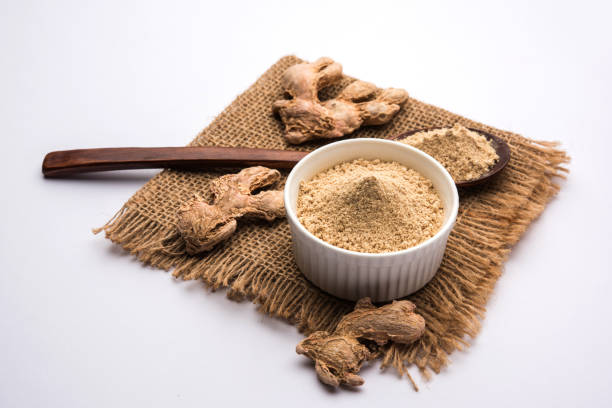 istock Ginger powder with dried Ginger also known as Sunth or Sonth in India 903585226