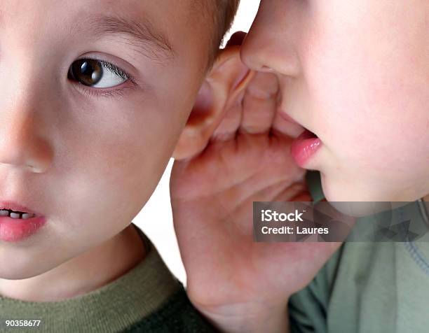 Secret Stock Photo - Download Image Now - Boys, Brother, Child