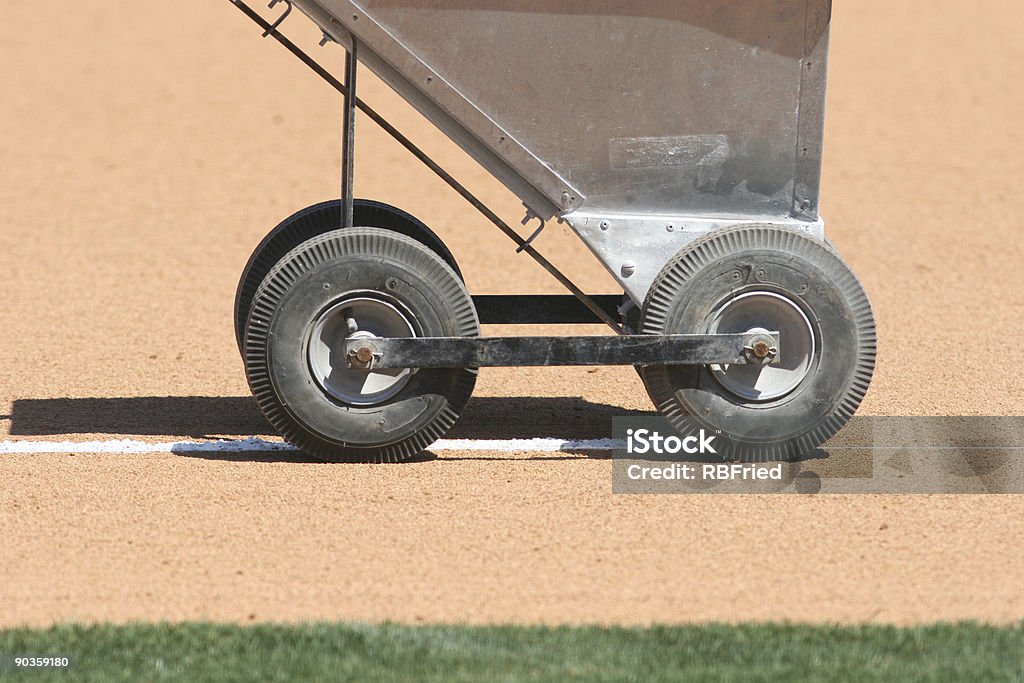 Chalking o campo - Foto de stock de Beisebol royalty-free