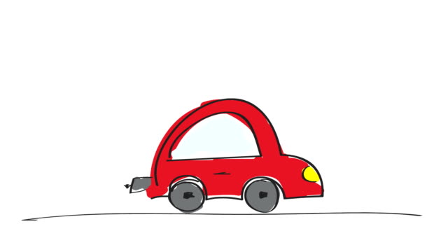 Toy Car Cartoon Stock Videos and Royalty-Free Footage - iStock