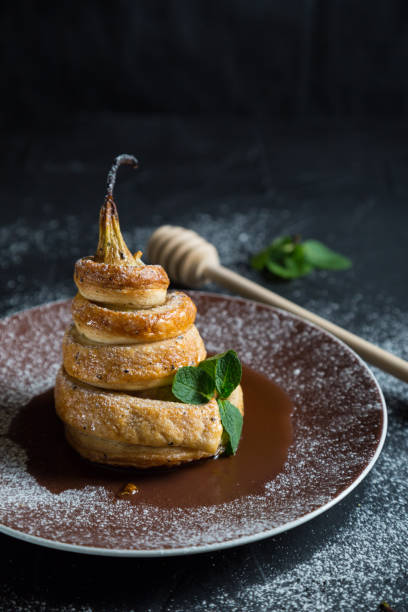 istock Baked pear in puff pastry 903597178