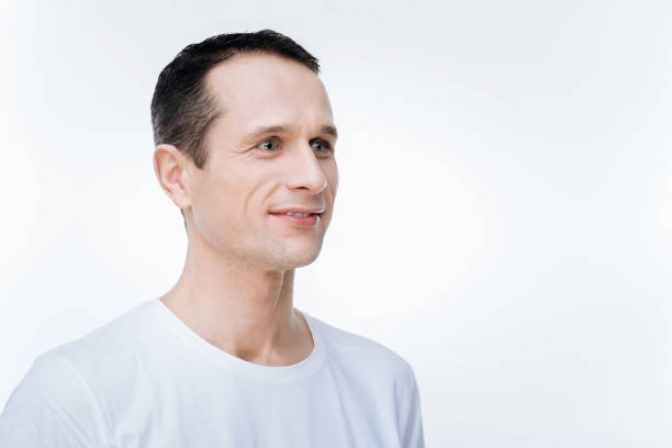 istock Pleasant cheerful man looking in front of him 903598198