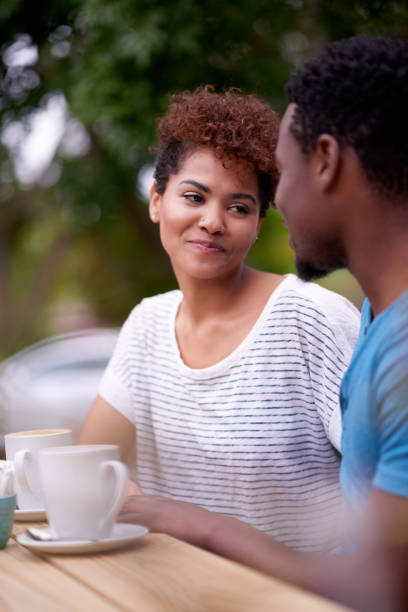 istock The coffee's good, but the company's better 903601168