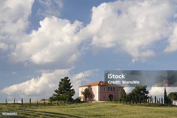 Foto de Rosa Villa Toscana e mais fotos de stock de Agricultura - Agricultura, Avenida, Azul